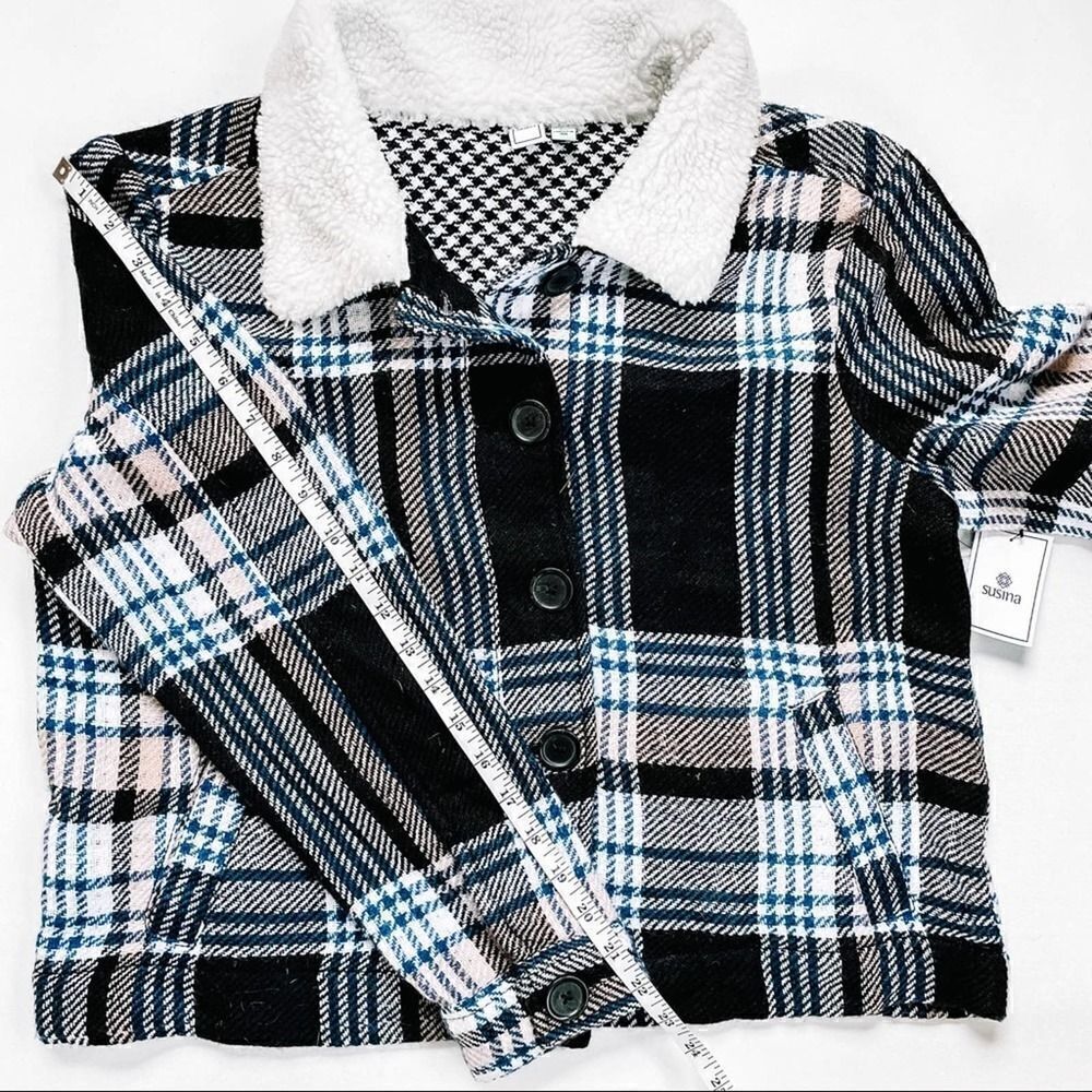 Susina Plaid Shacket   - Picture 10 of 11